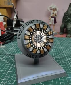 Iron Man Arc Reactor MK1,with LED Light, Tony Stark