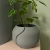 Modern Geometric Planter Pot – Minimalist Home Decor