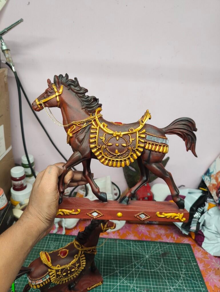 Horse Statue (Unakkum Enakkum) – 3D Printed Showpiece