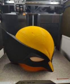 Wolverine-Inspired 3D Printed Cosplay Mask – Lightweight Superhero Costume Helmet