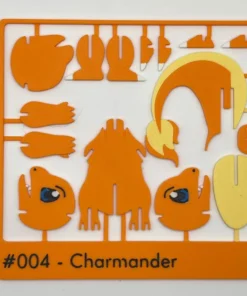 Charmander Model Kit Card – 3D Printed DIY Snap-Fit Collectible Figure (No Glue Required)